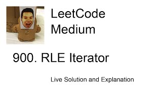 900. RLE Iterator (Leetcode Medium)