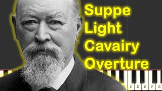 Franz von Suppé - Light Cavalry Overture Piano Tutorial