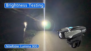 🚴‍♂️ Unveiling the Brilliance of NiteRider Lumina 900 Bike Light: Nighttime Brightness Test! 🌙