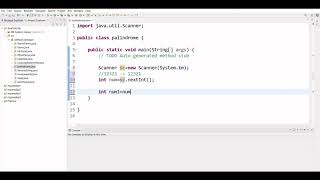 Palindrome Number Check | Program in JAVA | Basic Java program Frequently asked question.