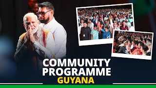 LIVE: PM Modi addresses a community programme in Guyana