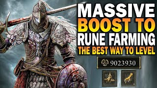 HUGE BOOST TO RUNE FARMING! The BEST Way To Level In Elden Ring