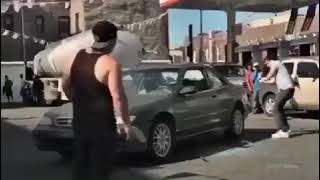 Eric Andre destroys car prank