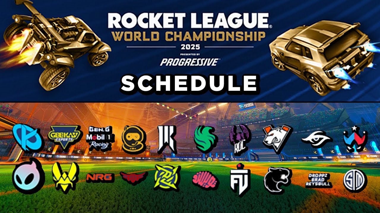 Official Rlcs 2025 World Championship Schedule Announced Youtube