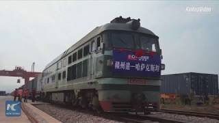 New Belt and Road Railway freight service launched! From Ganzhou China to Kazakhstan