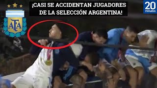 El accidente que han evitado #Messi y los jugadores de la #selecciónargentina