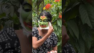 Kathakali Makeup Removal 🥹🥰 #vrindharjun #youtubeshorts #kathakalimakeup #kathakaliartist