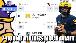 7-Round Minnesota Vikings Mock Draft: TWO Trade Ups for Kwesi