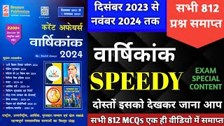 Speedy current affairs 2024 | Complete Current  Affairs speedy 2024