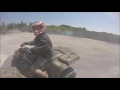 broken atv frame and repair