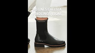 Botines chelsea mujer Pikolinos Vicar negros WOV 8520 (Vertical video) | Catchalot