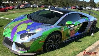 Holographic Chrome Lamborghini Aventador Roadster with PUR wheels!