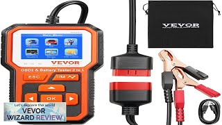 VEVOR OBD2 Scanner Battery Tester 6V/12V Upgrade 2 IN1 OBD Scanner Review