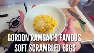 Soft scrambled eggs a la Gordon Ramsay (but with a twist he would never do)