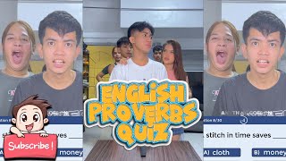 ENGLISH PROVERBS QUIZ