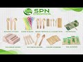 Wooden Disposable Eco-Friendly Twin Chopstick By Spn International