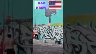 Shocking!! 😱🔥🙌HUGE GRAFFITI!!🤩👏 From 🇺🇸 #shorts #graffiti #spray #wall #street