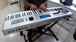 Kurzweil Artis 7 , German 9' Grand Piano  , Orgão , strings