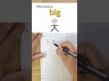 Learn Chinese Character⎮Da: BIG⎮Handwriting⎮Chinese Hanzi⎮Write Chinese⎮Millie Mandarin