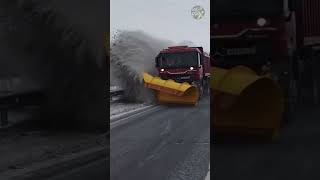 EXTREME Snow Plowing at DANGEROUSLY High Speeds!