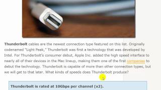 USB 2.0 vs. USB 3.0 vs. eSATA vs. Thunderbolt vs. Firewire vs. Ethernet Speed