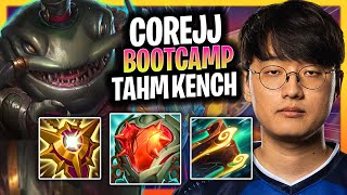 COREJJ IS A GOD WITH TAHM KENCH! | TL Corejj Plays Tahm Kench Support vs Nautilus!  Season 2024