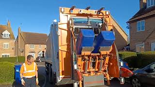 Dennis Elite + Olympus Bin Lorry on Mixed Recycling, ZFZ