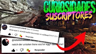 CURIOSIDADES en COD ZOMBIES de MIS SUCRIPTORES #1