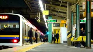 JR東千葉駅2番線発車風景