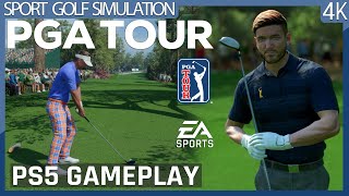 EA Sports PGA Tour 2023 (2023) PS5 4K Gameplay - Augusta National Second 9 (No commentary) 2160p