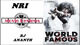 World Famous Lover Movie NRI Review & Rating | Vijay Devarkonda | Raashi Khanna | Desiplaza Tv