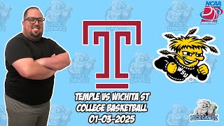 Temple vs Wichita State 1/3/25 Free College Basketball Picks and Predictions | NCAAB Pick