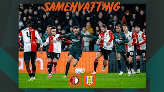 Strijdend RKC Waalwijk verliest nipt in Rotterdam | Samenvatting Feyenoord - RKC Waalwijk