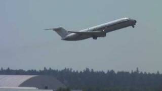 C-9B Skytrain II Departs PDX's Runway 28L