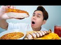 ASMR FOOD! PENANG HOKKIEN MEE/福建面, CRISPY ROAST PORK/烧肉，  POTATOE CHIPS & RIBENA! EATING SOUNDS!