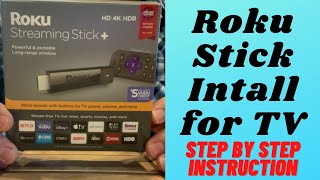 Roku Stick Install For TV Step By Step