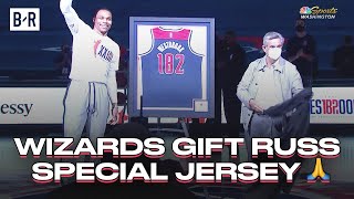 Russell Westbrook Gets Custom Wizards Jersey For Breaking Oscar Robertson's Triple-Double Record