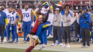 Puka Nacua USES DEFENDERS HELMET to Make UNREAL Catch vs 49ers 😱