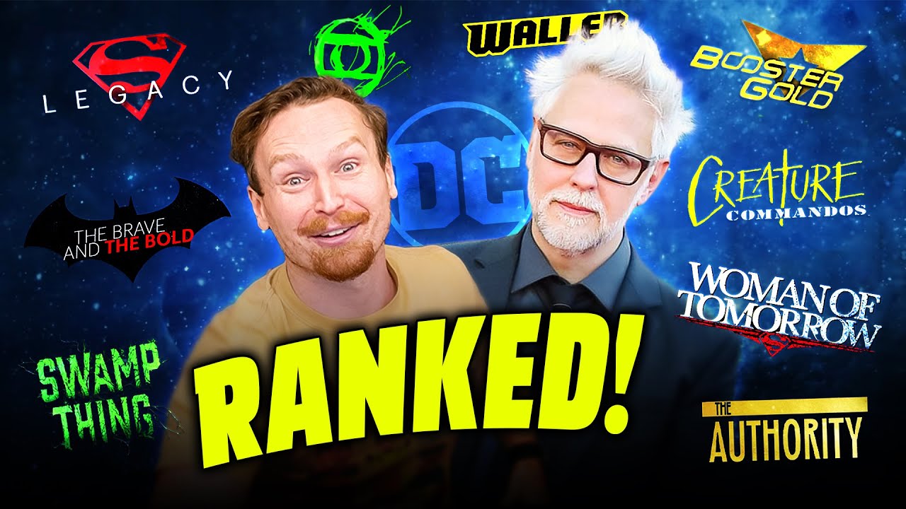 James Gunn DC Slate RANKED!! (DCU Batman, Superman: Legacy, Lanterns ...