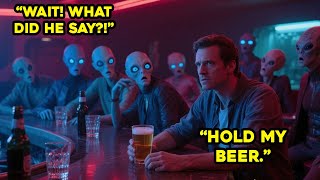 The First Rule of Galactic Survival: When a Human Says "Hold My Beer" Run | HFY Stories