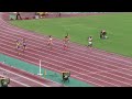 女子100m予選1組 2023千葉県高校新人