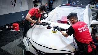 Phủ Ceramic SGCB cho Camry tại phòng Detailing Lab