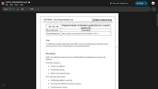 JAVA EXP 10