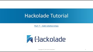 Hackolade Tutorial - Part 7: Add relationships