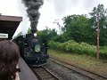 sl函館大沼号　大沼公園駅出発　steam locomotive hakodateonuma