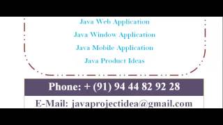 SAMPLE PROJECTS JAVA IN LONDON