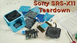 Look inside Sony SRS-X11 bluetooth Speaker - What's Inside?