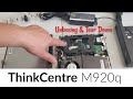 Lenovo ThinkCentre M920q: UNBOXING & quick tear-down.