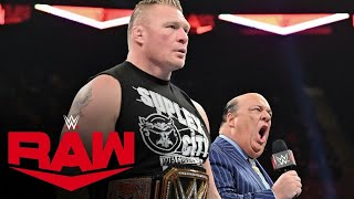 Brock Lesnar begins his hunt for Rey Mysterio: Raw, Nov. 4, 2019