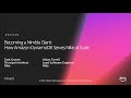 AWS re:Invent 2018: Becoming a Nimble Giant: How Amazon DynamoDB Serves Nike at Scale (DAT320)